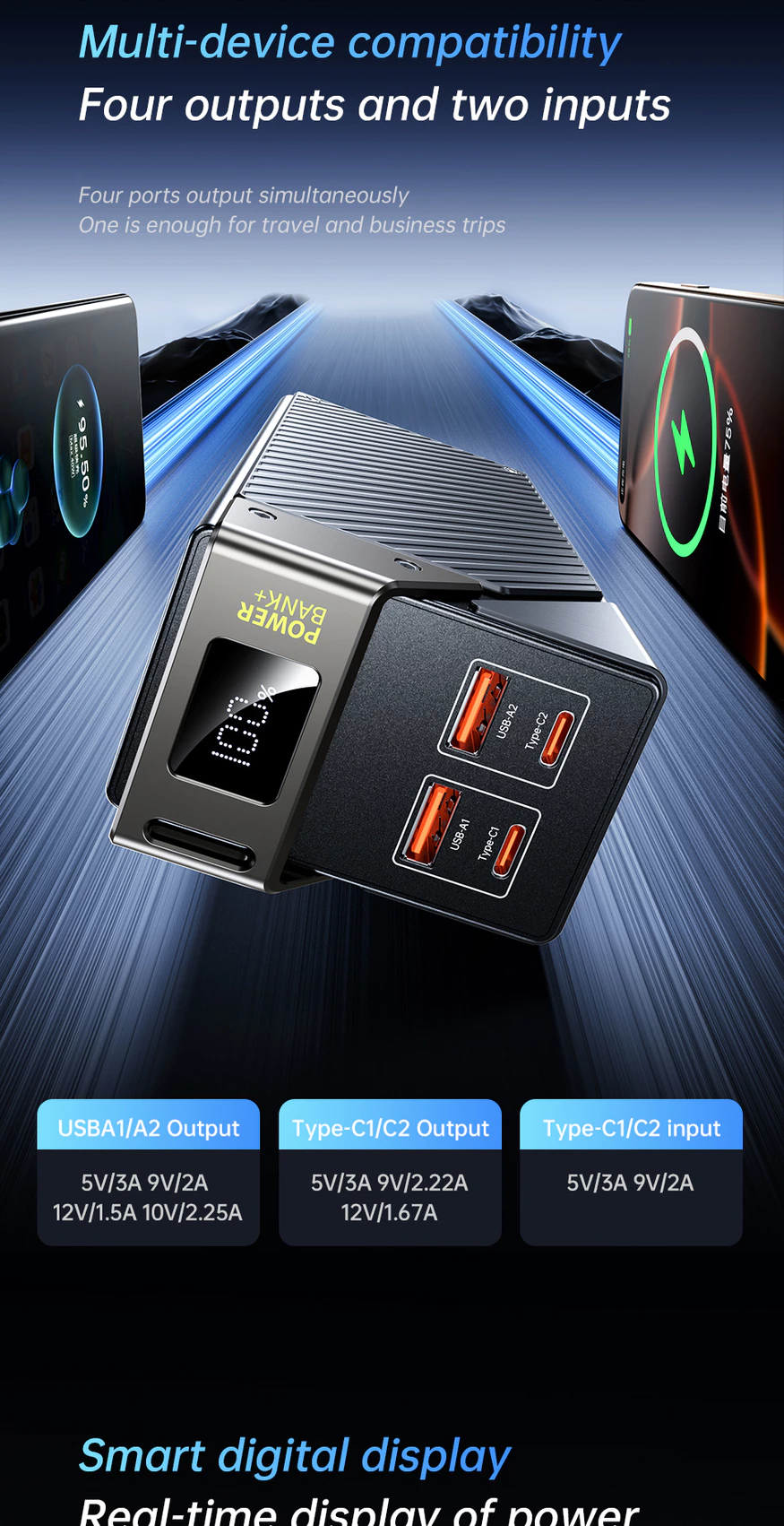 Awei PA32 30000mAh 22.5W Fast Charging Power Bank