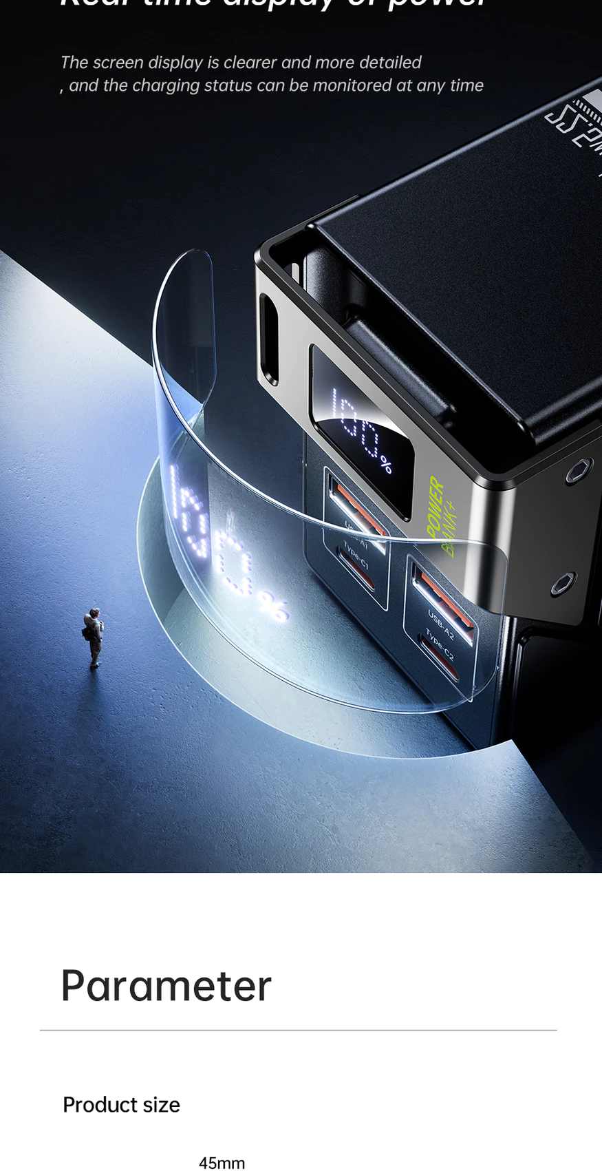 Awei PA32 30000mAh 22.5W Fast Charging Power Bank