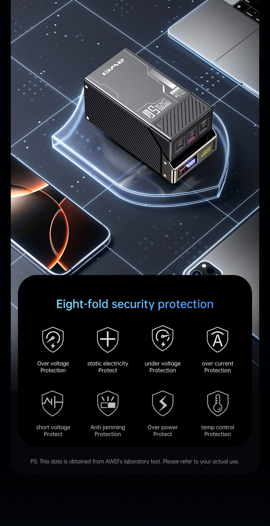 Awei PA33 50000mAh 22.5W PowerBank