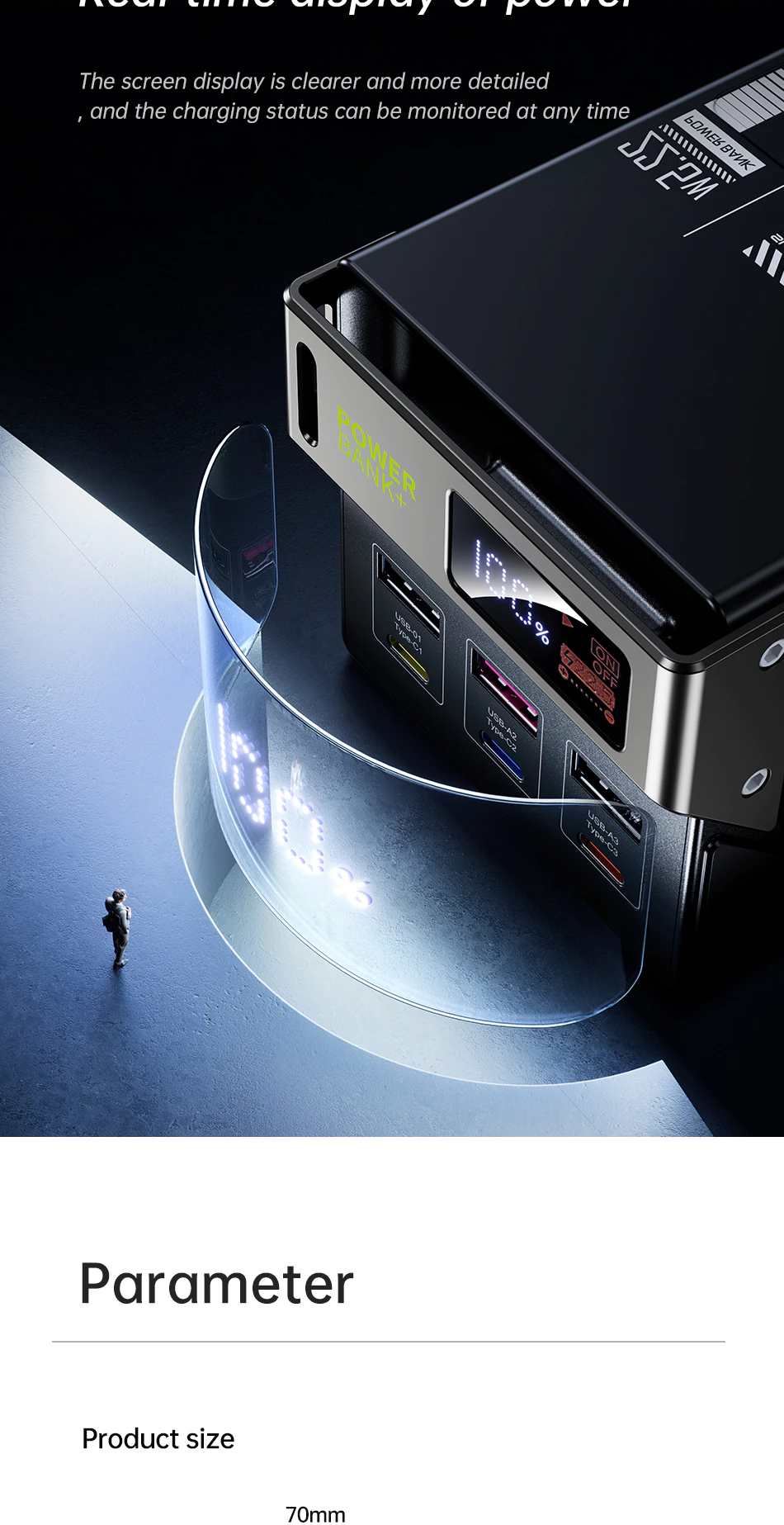 Awei PA33 50000mAh 22.5W PowerBank