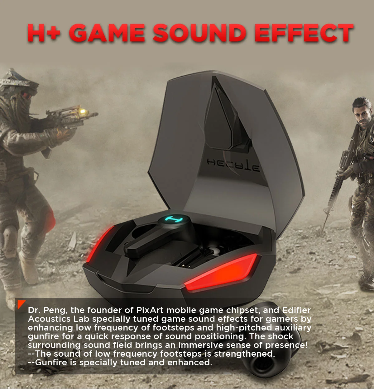 Edifier GT4 True Wireless Gaming Earbuds