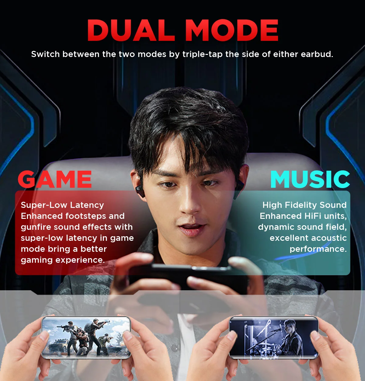 Edifier GT4 True Wireless Gaming Earbuds