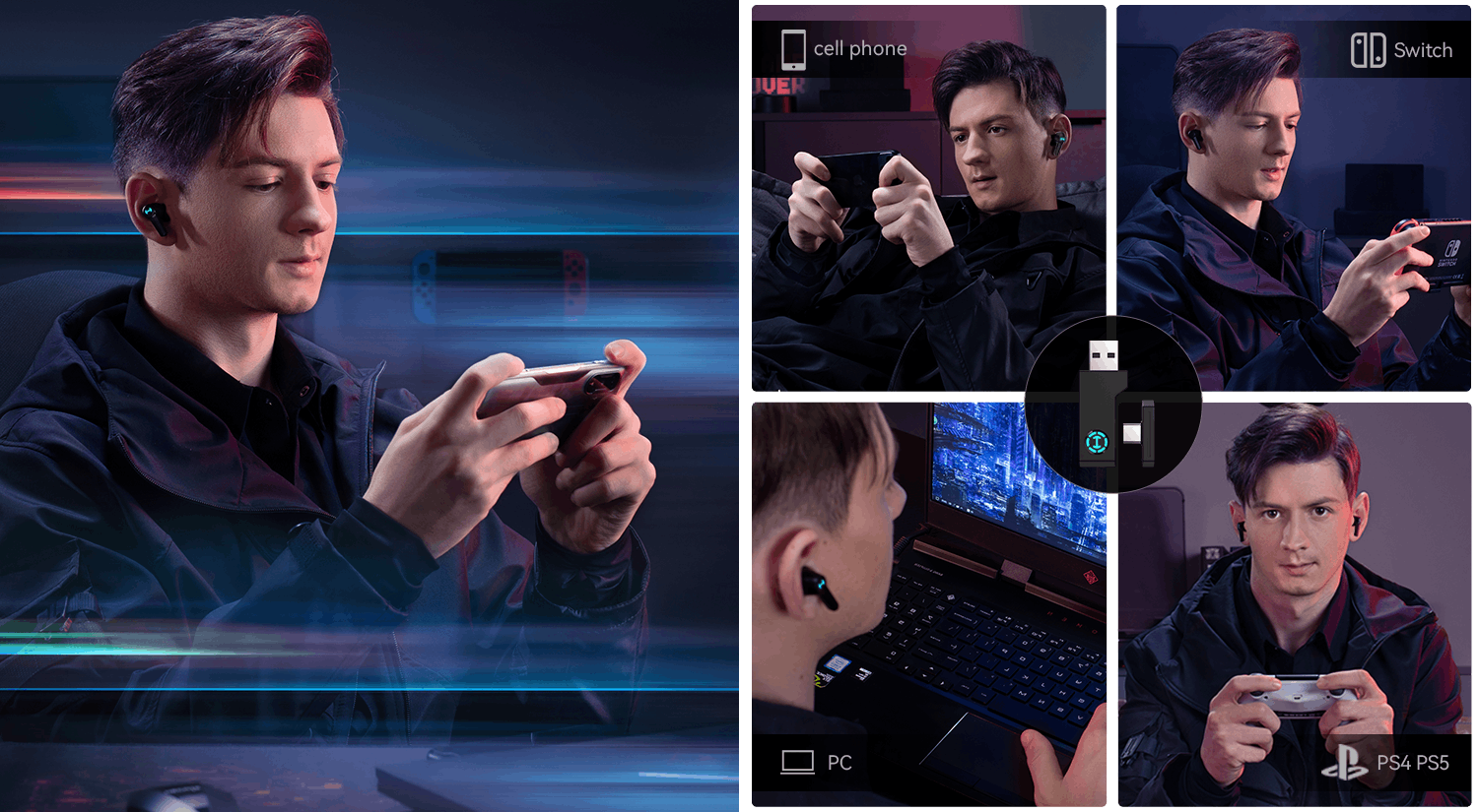 Edifier Hecate GT4s Dual Mode Wireless Gaming Earbuds