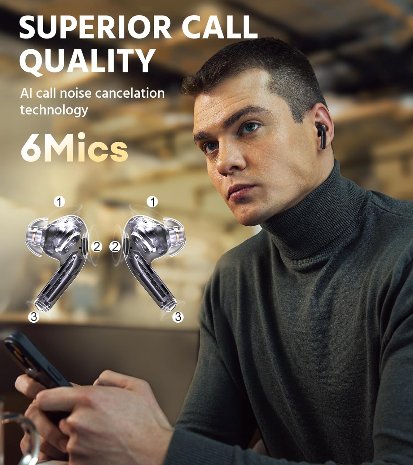 Edifier W260NC Hybrid ANC TWS Earbuds