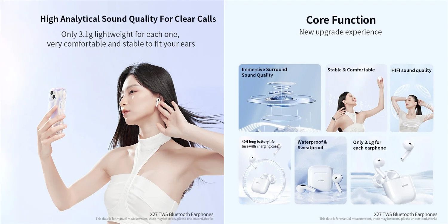 Xundd X27 True Wireless Earbuds