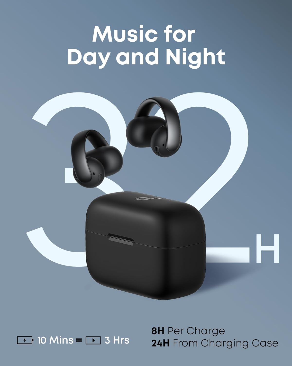 Anker Soundcore AeroClip Open-Ear Clip-On Earbuds