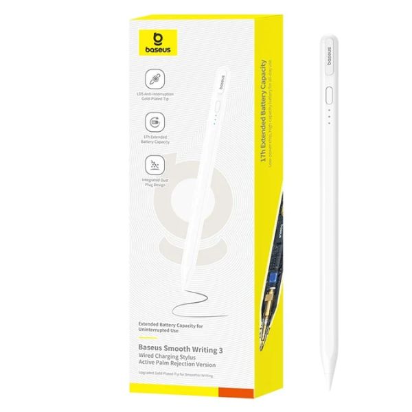 BASEUS Smooth Writing 3 Magnetic Wireless Charging Stylus Pen (Active Wireless Version)
