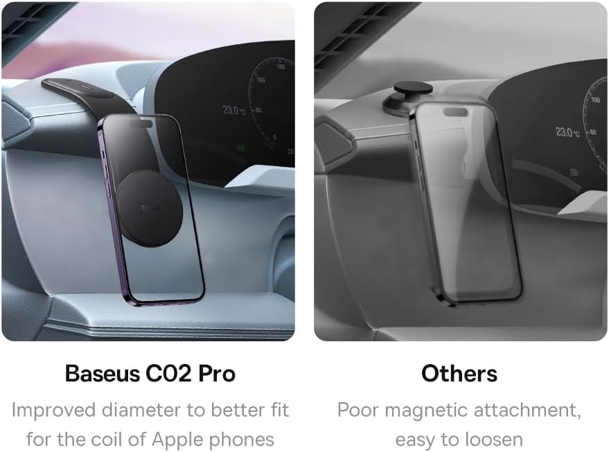 Baseus C02 Magnetic Phone Holder Car Mount