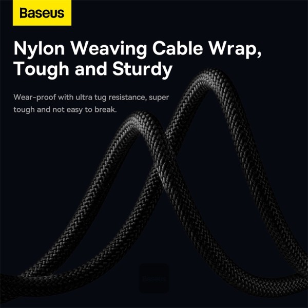Baseus Cable 3in1 USB cable Baseus StarSpeed Series, USB-C + Micro + Lightning 3.5A 1.2M