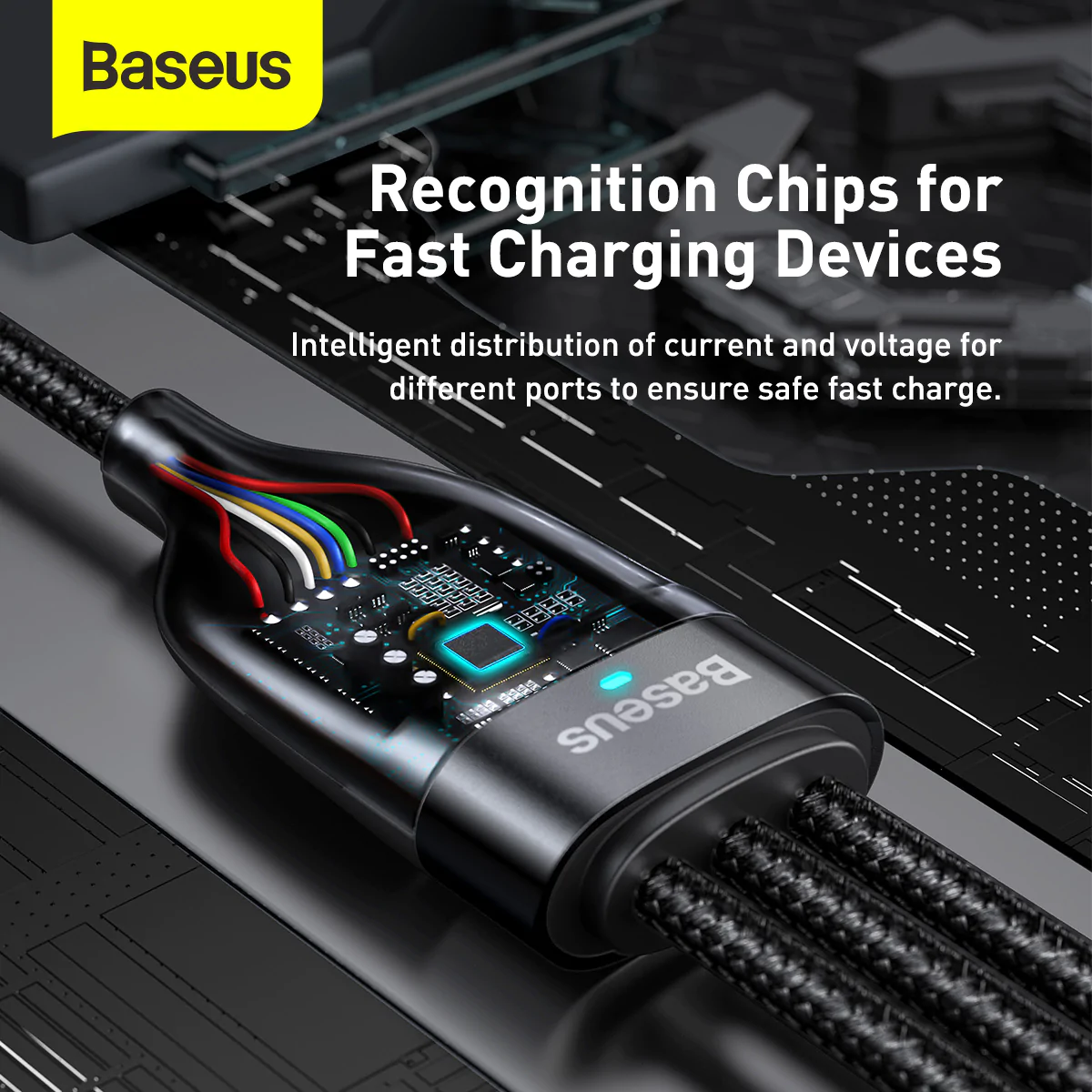 Baseus Flash Series Two-for-three Fast Charging 100W Cable