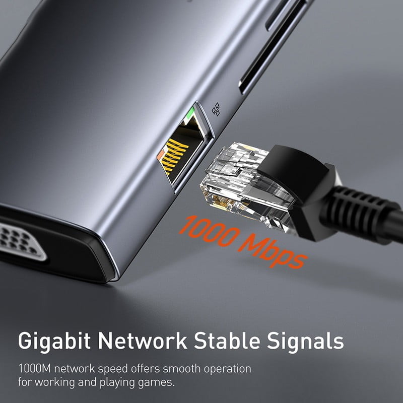 Baseus Gleam Series 11-in-1 Multi-function Type-C Hub Docking Station