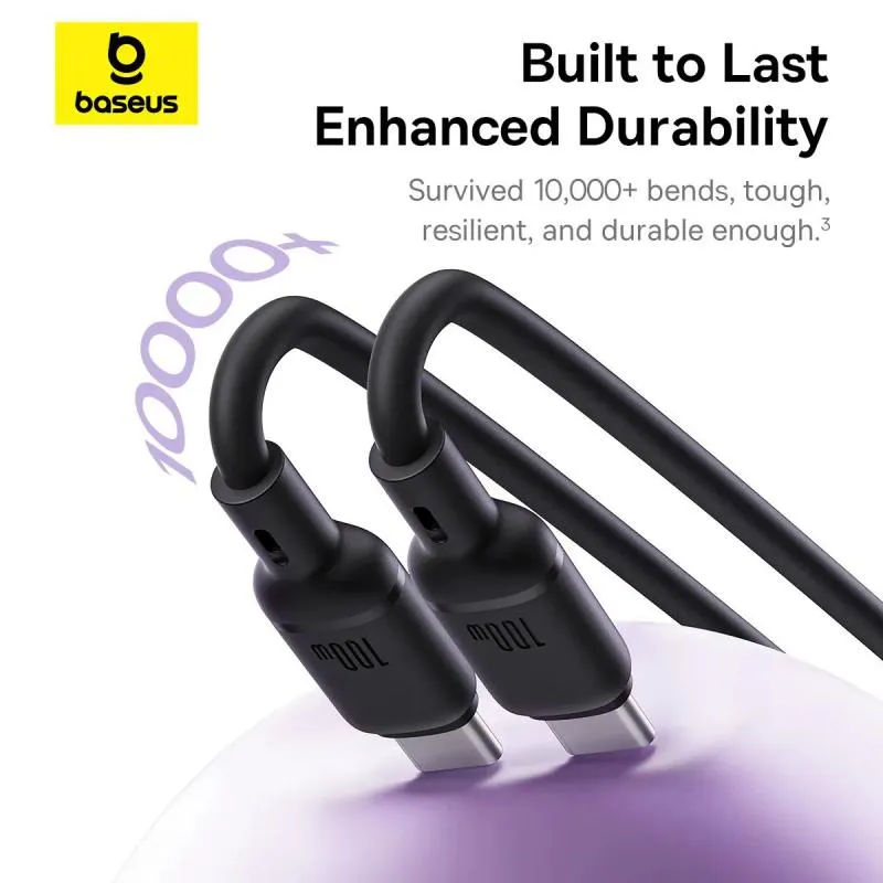 Baseus New Pudding Series Fast Charging Cable Type-C to Type-C Dual 100W (1.5m)