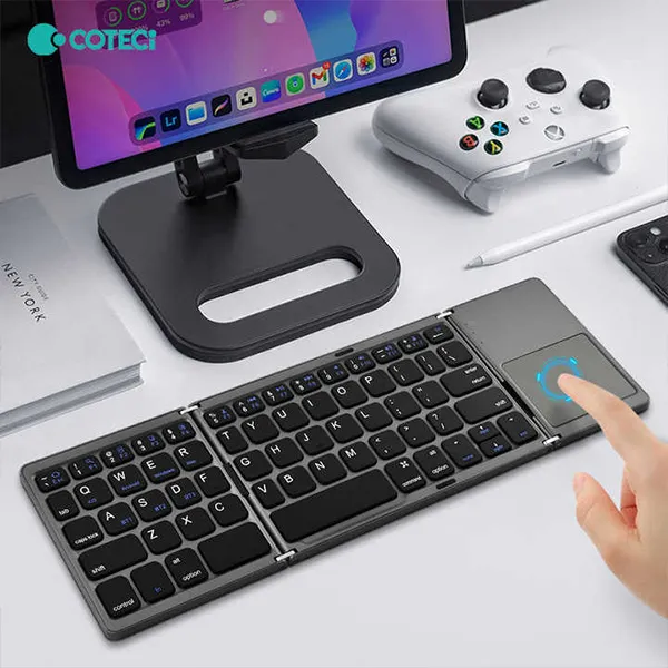 COTECi OF-033 Ultra-Thin Foldable Bluetooth Keyboard