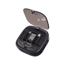 COTEetCI 8-IN-1 Data Cable Storagr Box (87701-BK)