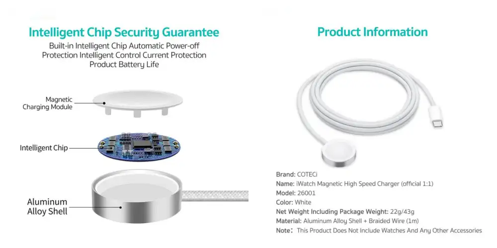 Coteci Apple Watch Charger (26001)