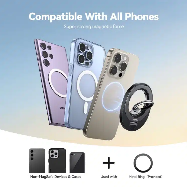 JOYROOM JR-ZS420 Rotatable Foldable Magnetic Mobile Phone Ring Holder