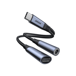 Joyroom SY-C02 2-in-1 DAC Adapter Type-C to Type-C & 3.5mm Mini Jack