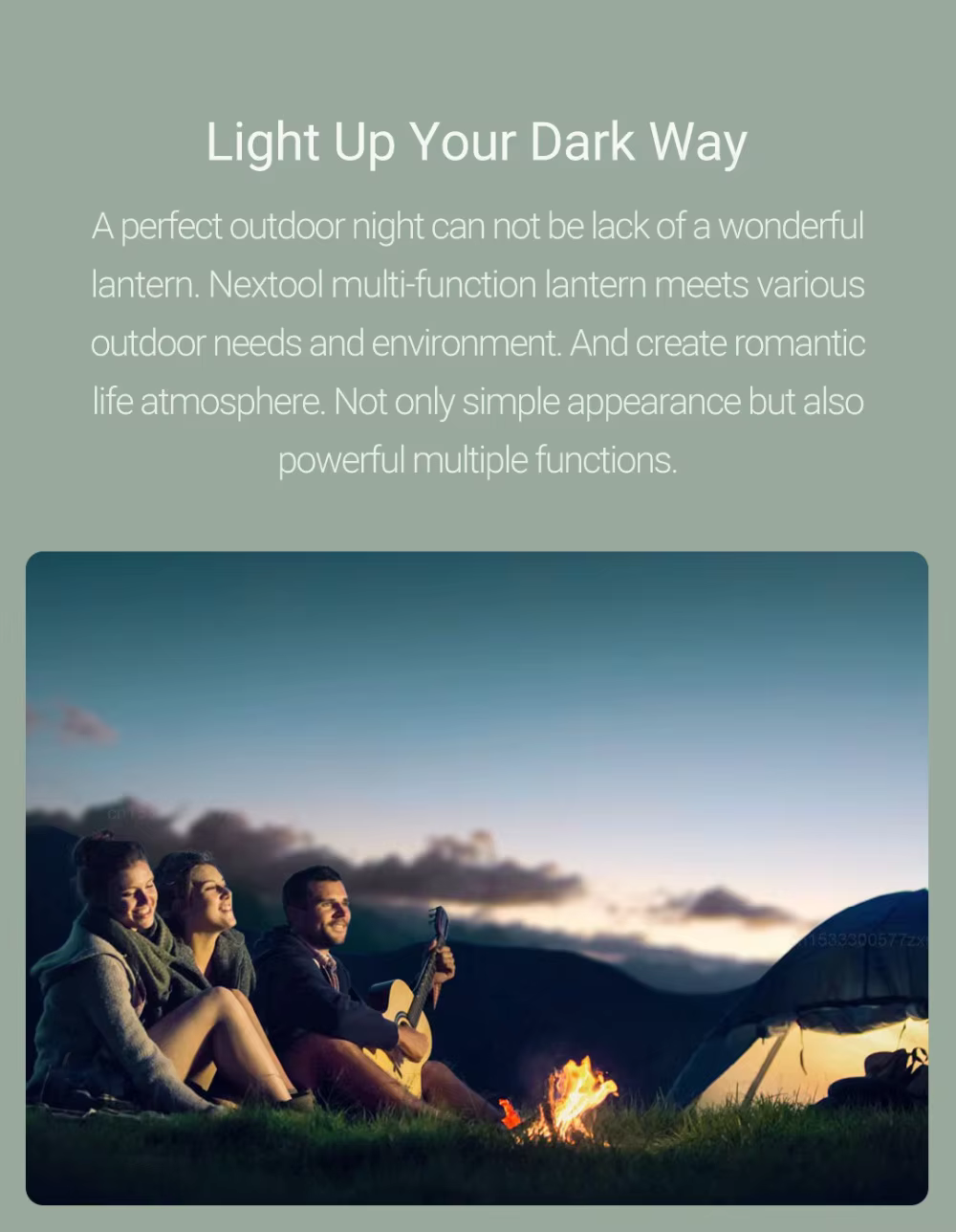 NexTool Multi Functional Camping Lantern (NE20016)