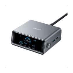Anker Prime 250W GaN USB-C Charging Station 6-Port with LCD Display (A2345)