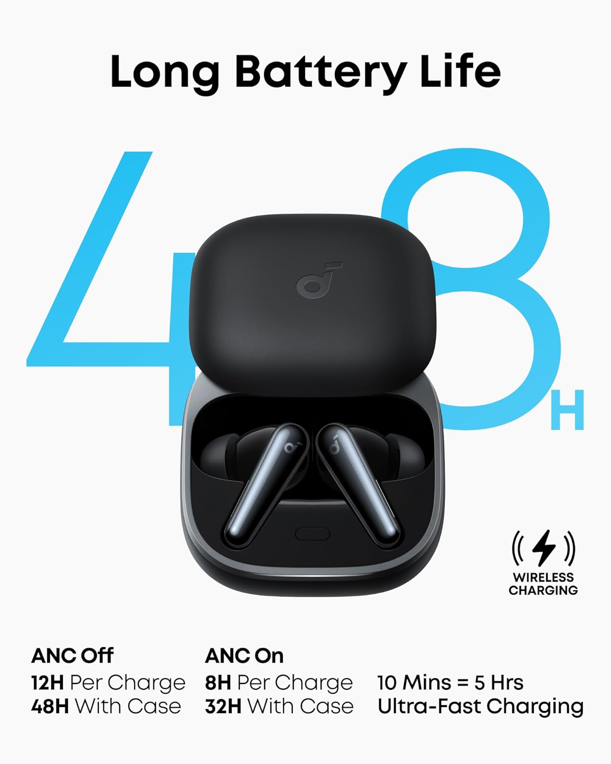 Anker Soundcore Liberty 5 Noise-Cancelling Wireless Earbuds