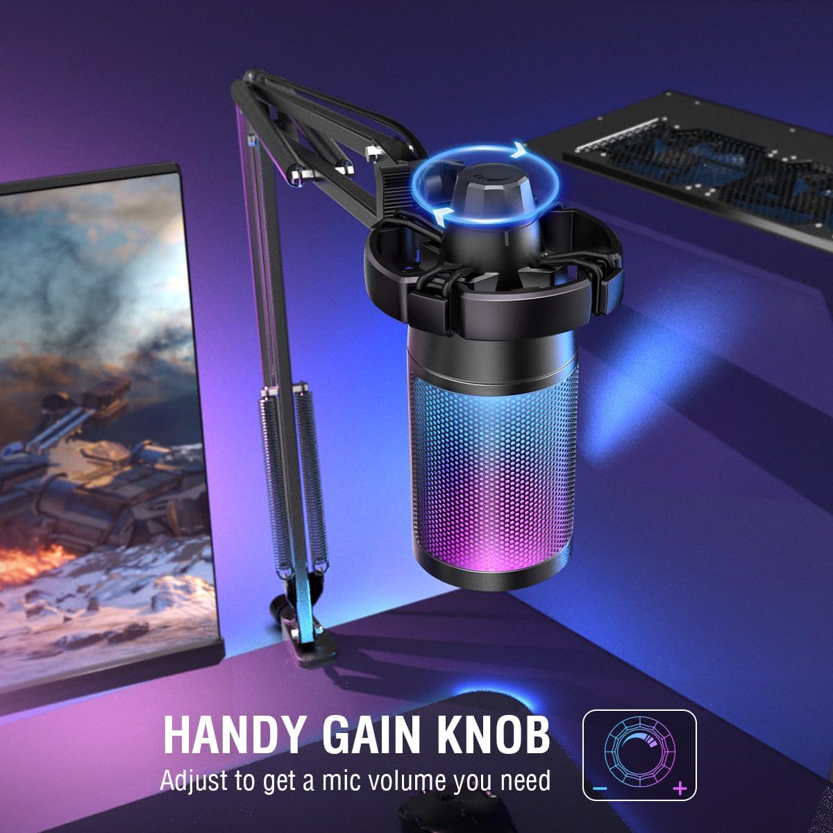 FIFINE AMPLIGAME A6T Gaming PC USB Microphone