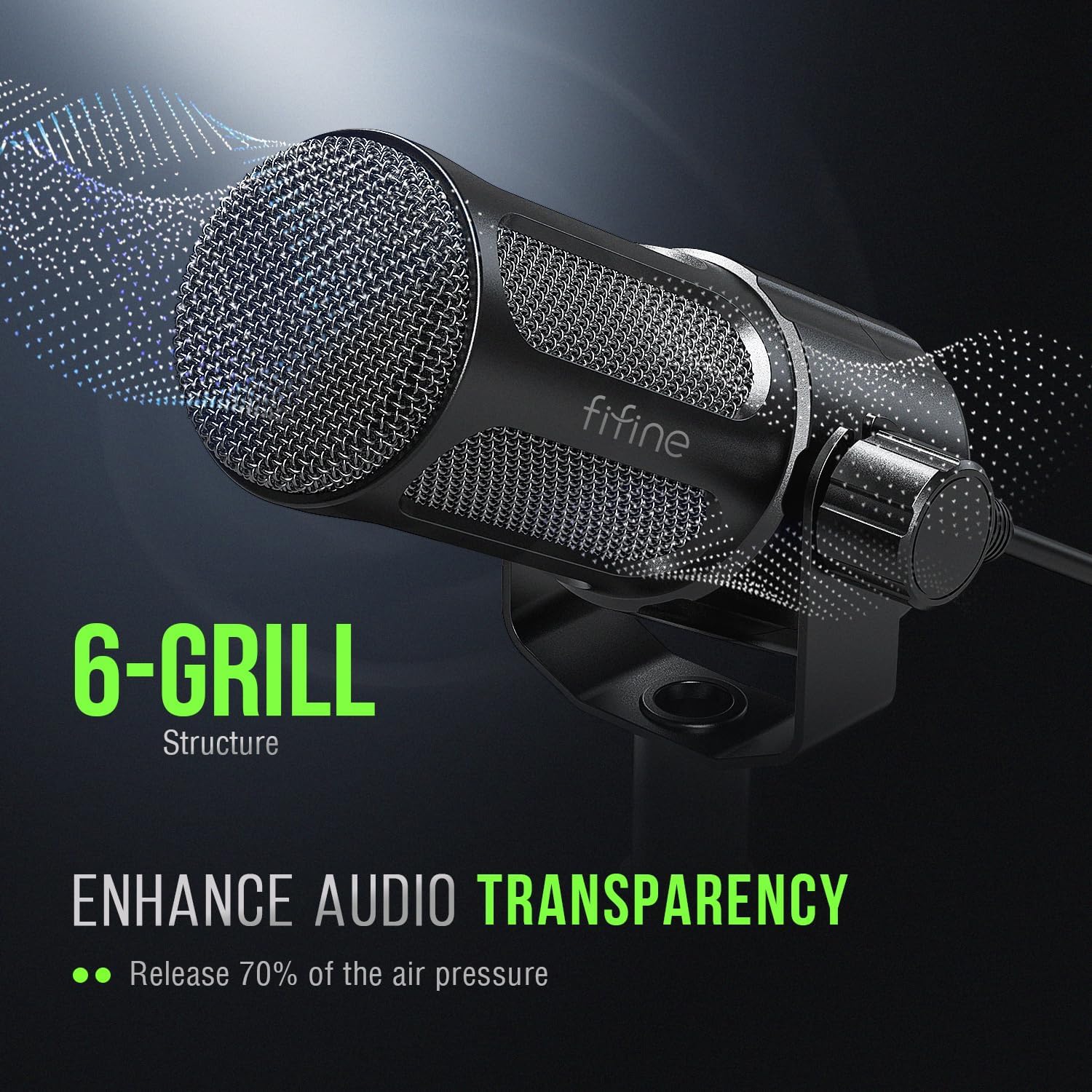 FIFINE AmpliTank Tank1 XLR Dynamic Microphone