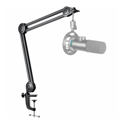 FIFINE BM63 Boom Arm Stand with 15.5" Arms, Build-in Springs, Handling Max 2 Kilograms