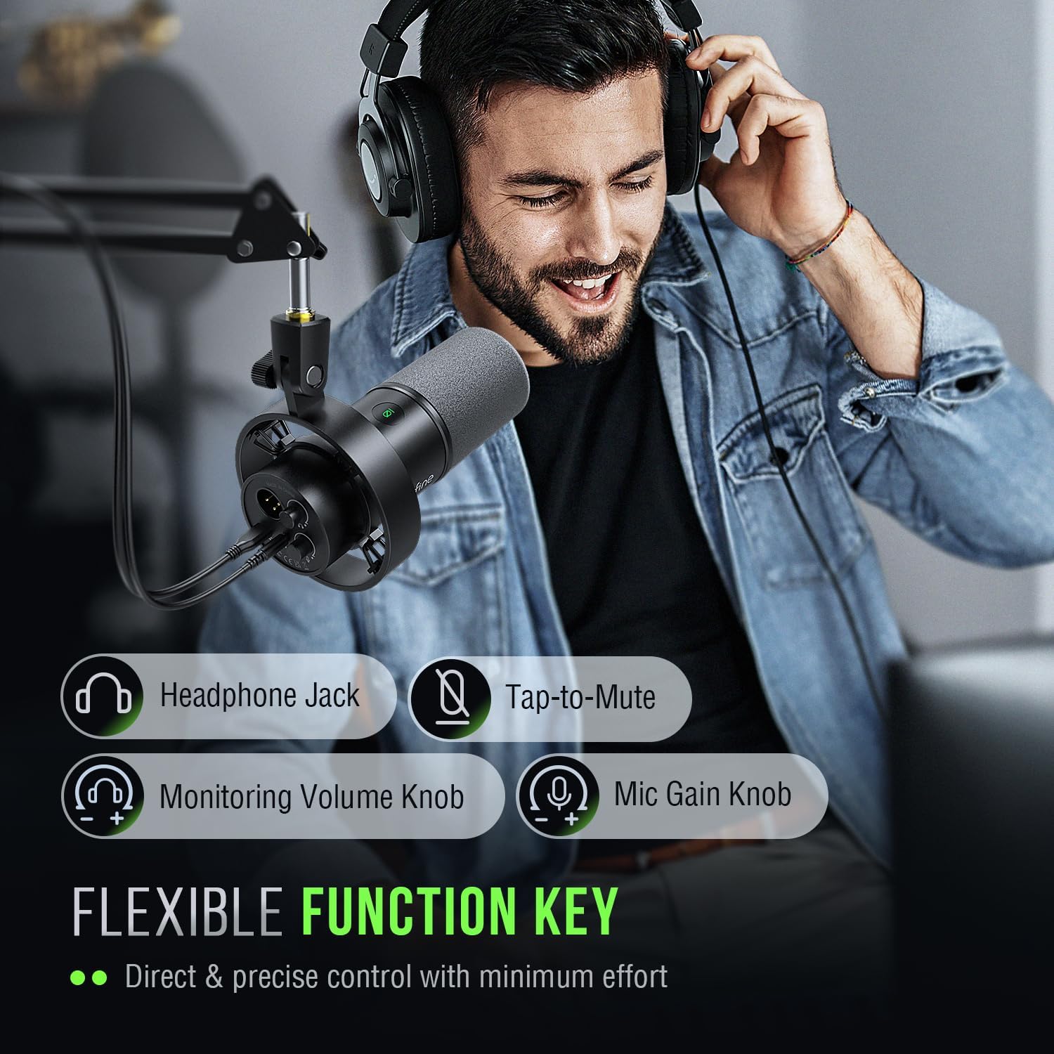 FIFINE K688 XLR/USB Dynamic Microphone