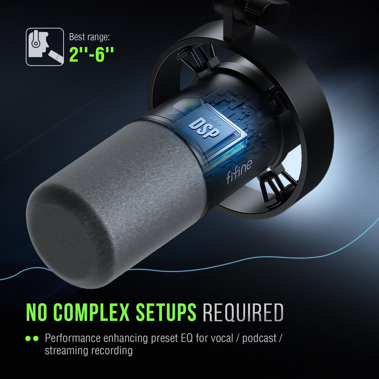 FIFINE K688 XLR/USB Dynamic Microphone