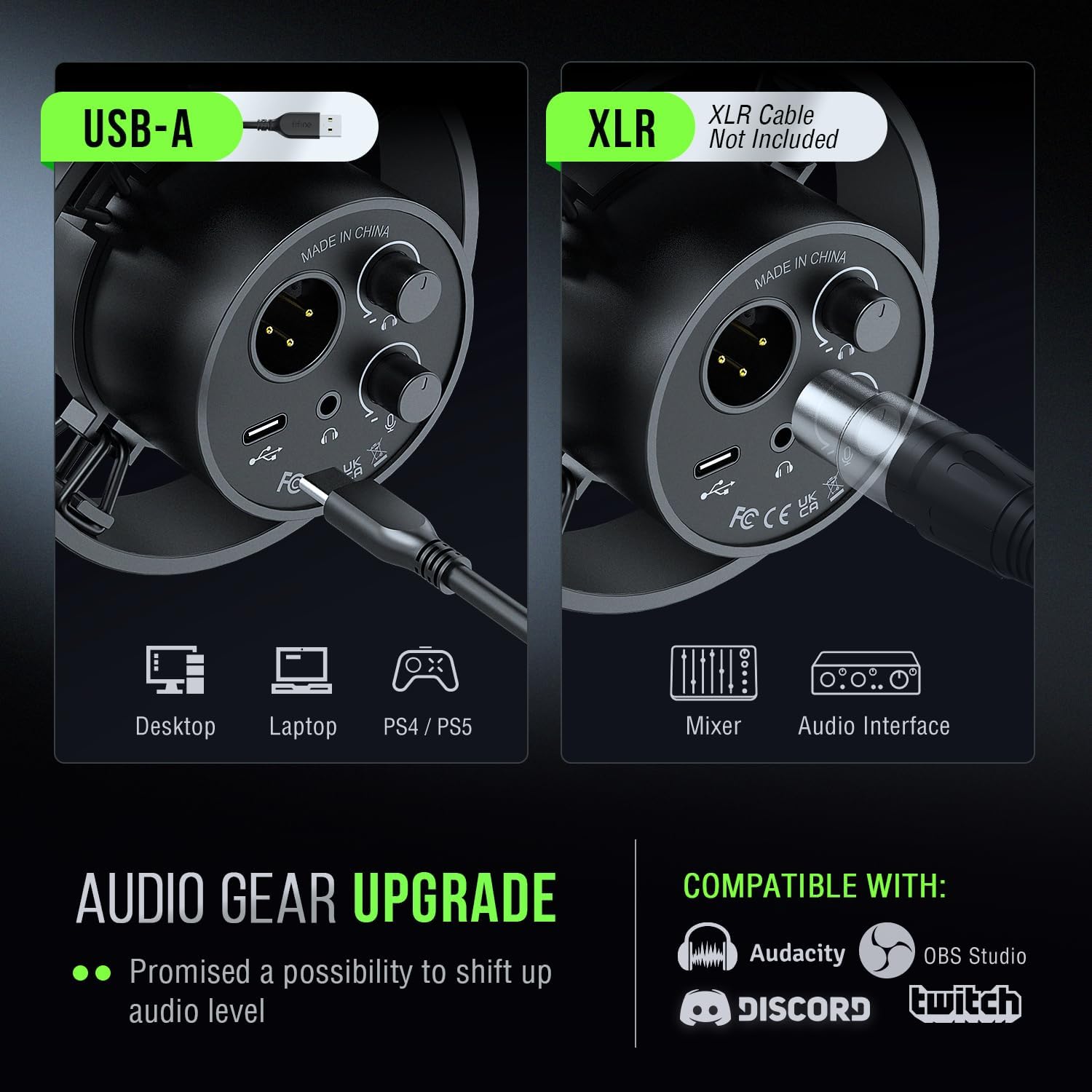 FIFINE K688 XLR/USB Dynamic Microphone