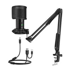 Fifine T683 USB Microphone Arm Stand Kit Gaming Recording Mic