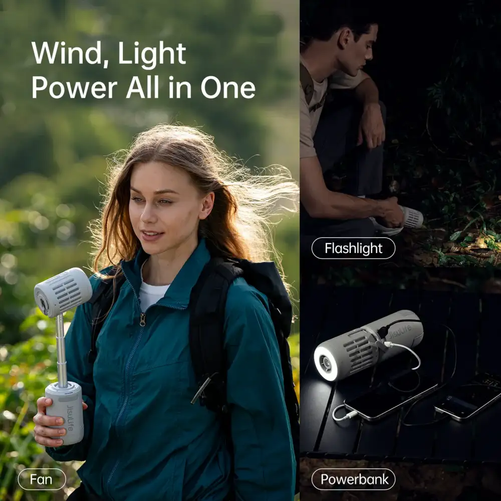Jisulife Outdoor Fan Ultra1 – Ultimate Portable Cooling Station
