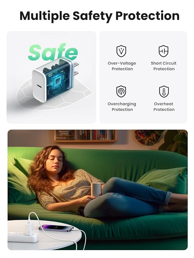 UGREEN 60449 Fast Charging Power Adapter with PD 20W