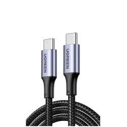 UGREEN 65249 USB-C to USB-C 5A/100W PD Braided Fast Charging Cable 1M