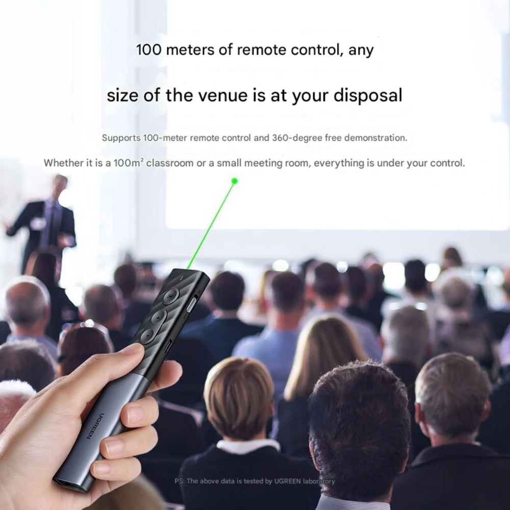 UGREEN Green Laser Wireless Rechargeable Pointer