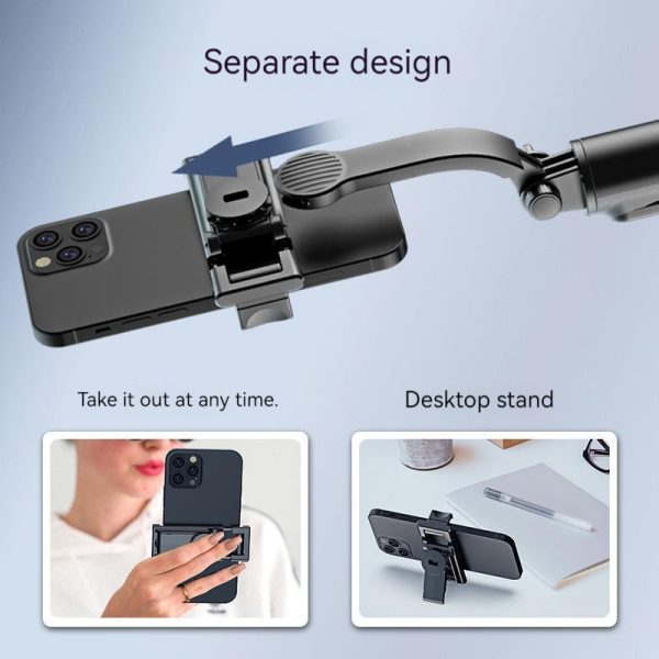 WiWU Wi-SE001 Detachable Tripod Selfie Stick with Phone Stand