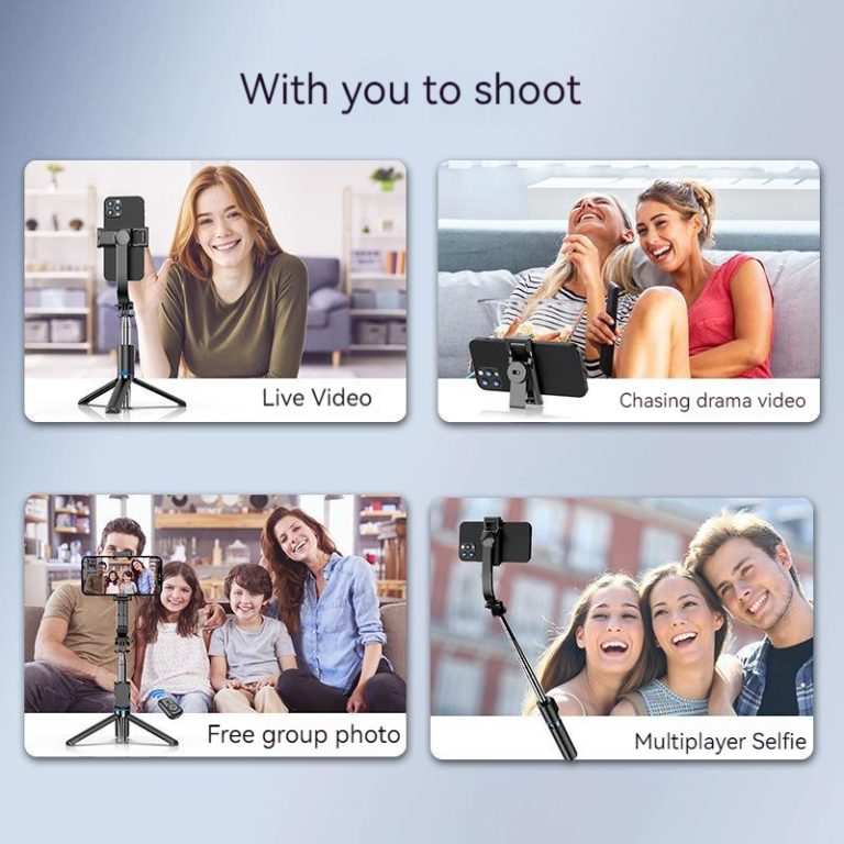 WiWU Wi-SE001 Detachable Tripod Selfie Stick with Phone Stand