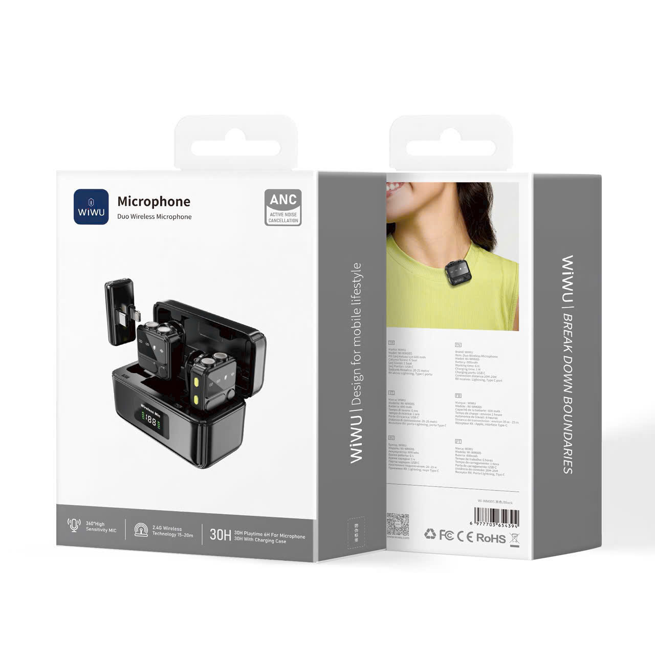 WiWU Wi-WM005 Duo Wireless Microphone