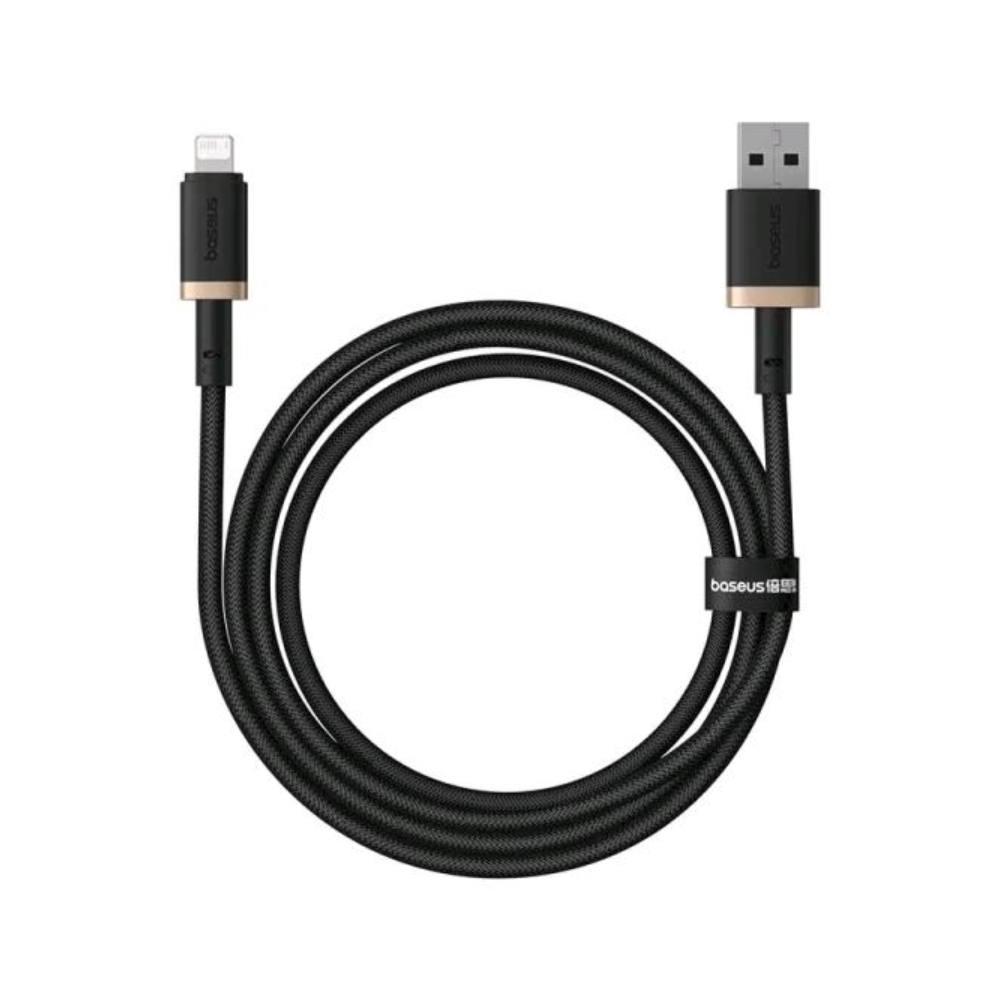 BASEUS Dura 2.4A USB Type A to Lightning Fast Charging Cable - 1m BASEUS Dura 2.4A USB Type A to Lightning Fast Charging Cable - 1m - Image 1