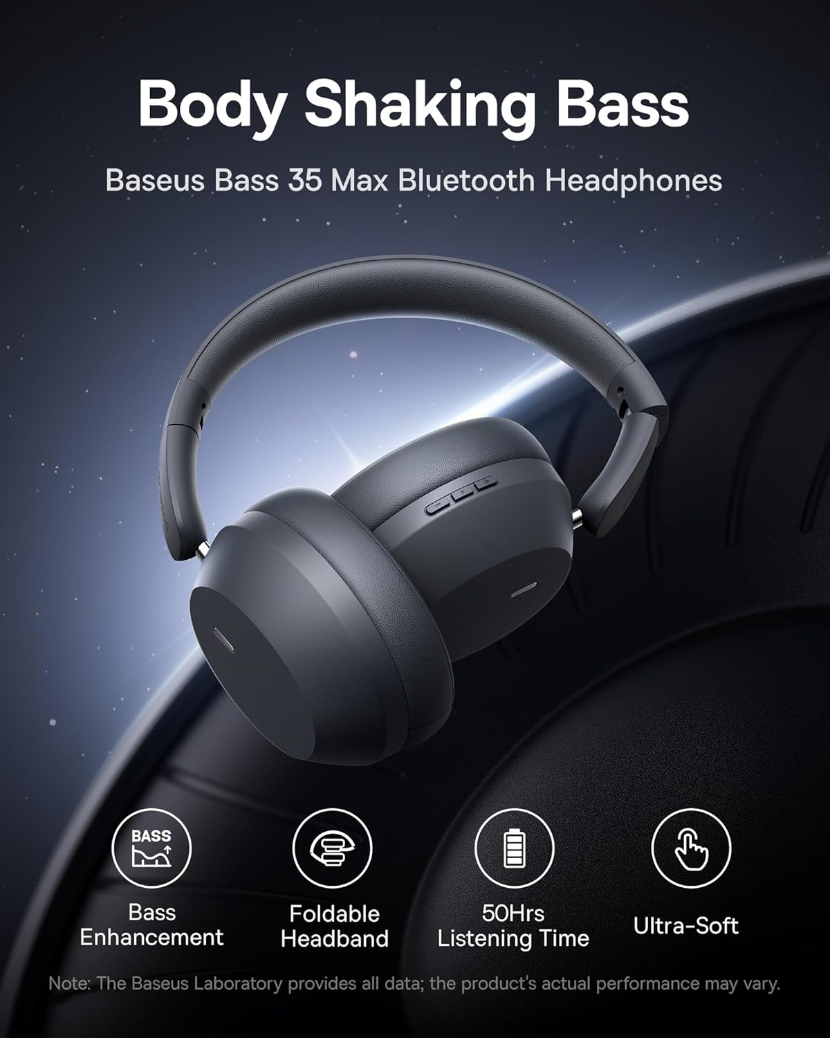 Baseus Bass 35 Max Wireless Headphones