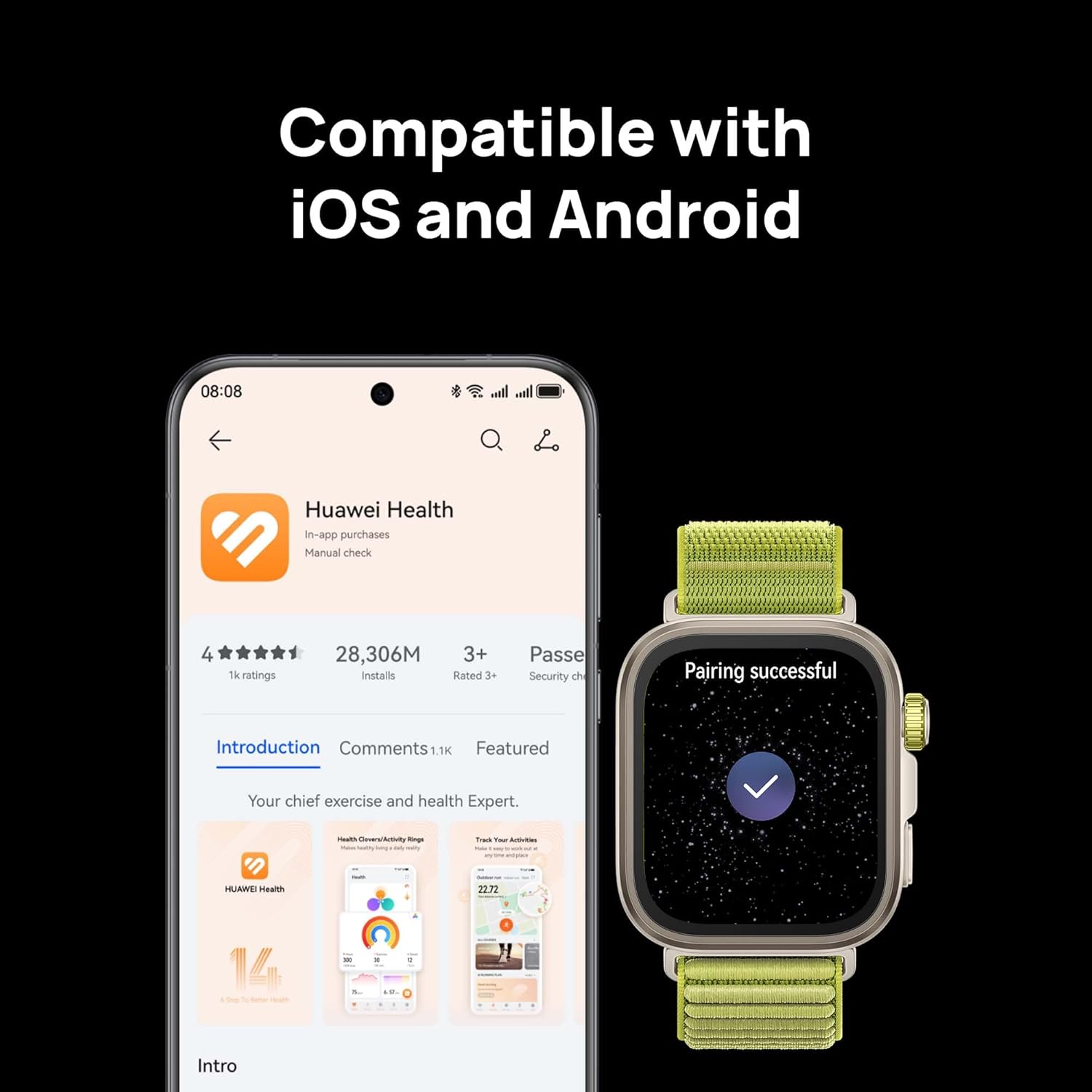 HUAWEI WATCH FIT 4 Pro Smart Watch