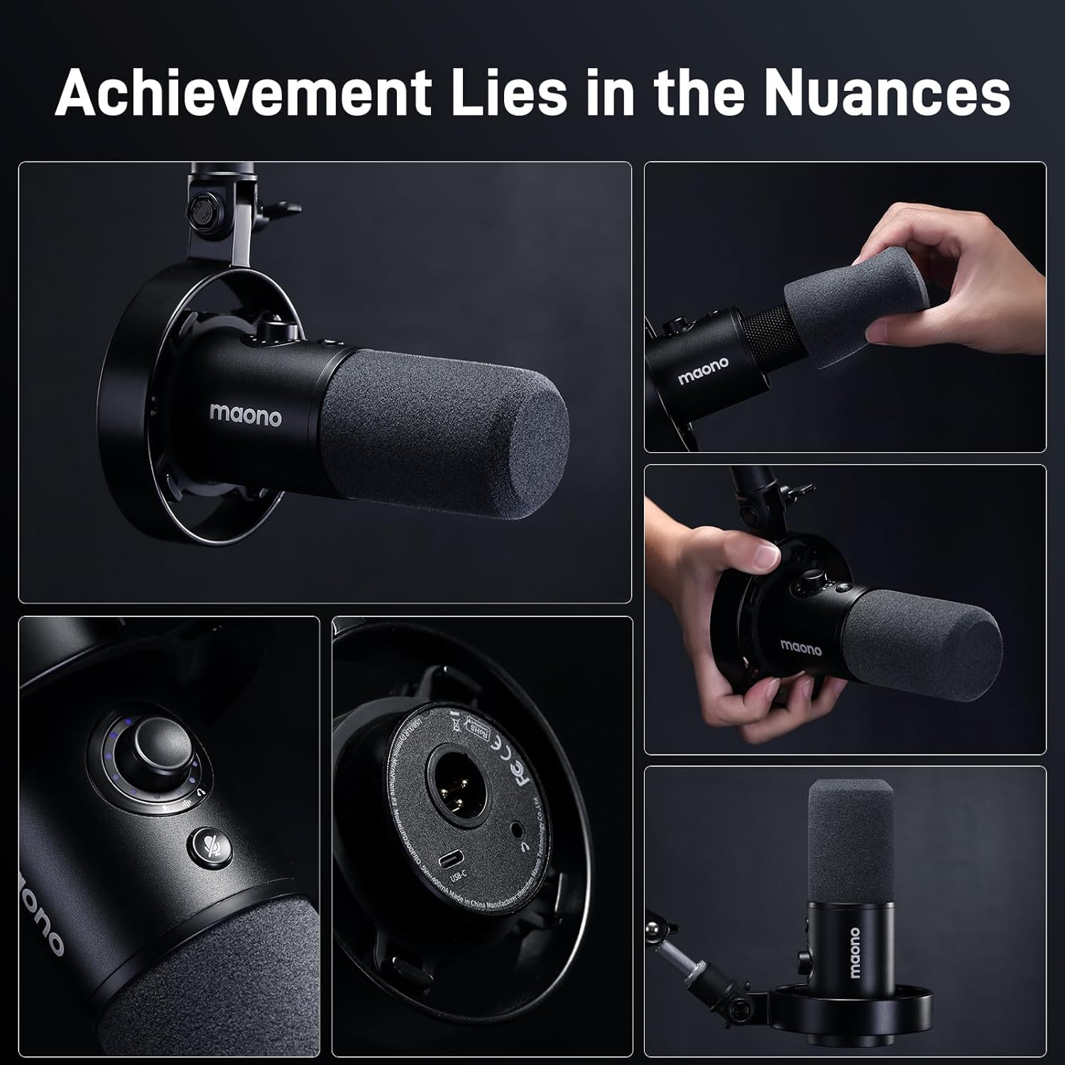 MAONO PD300X RGB USB/XLR Dynamic Microphone