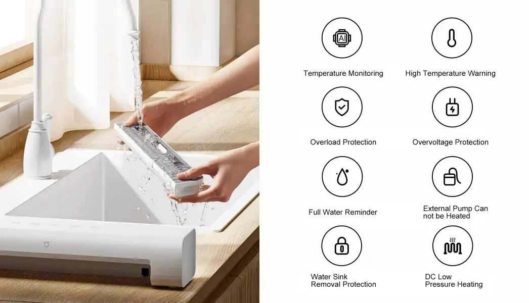 XIAOMI MIJIA 220V Vacuum Sealers Machine With Free 10pcs Vacuum Bags