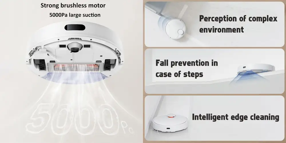 XIAOMI MIJIA Robot Vacuum Mop 3C Enhanced Edition Cyclone Suction