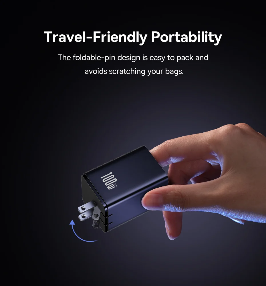 Baseus EnerFill FE11 3-Port 100W USB-C Fast Charger