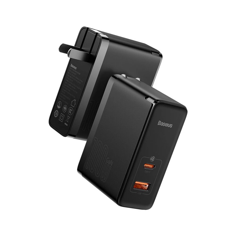 Baseus GaN5 Pro 100W GaN Wall Charger (1) Baseus GaN5 Pro 100W GaN Wall Charger