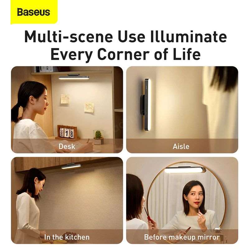 Baseus Magnetic Table Lamp Hanging Wireless Touch LED Desk Lamp