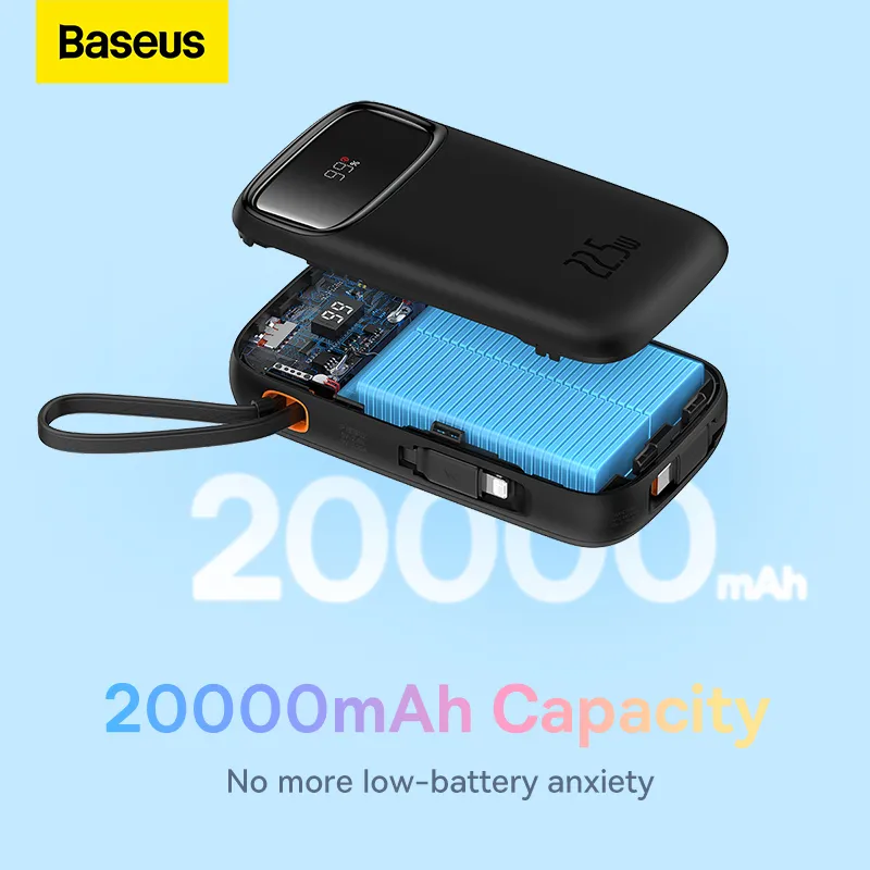 Baseus Qpow 2 Digital Display 22.5W 10000mAh Power Bank