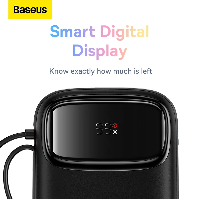 Baseus Qpow 2 Digital Display 22.5W 10000mAh Power Bank