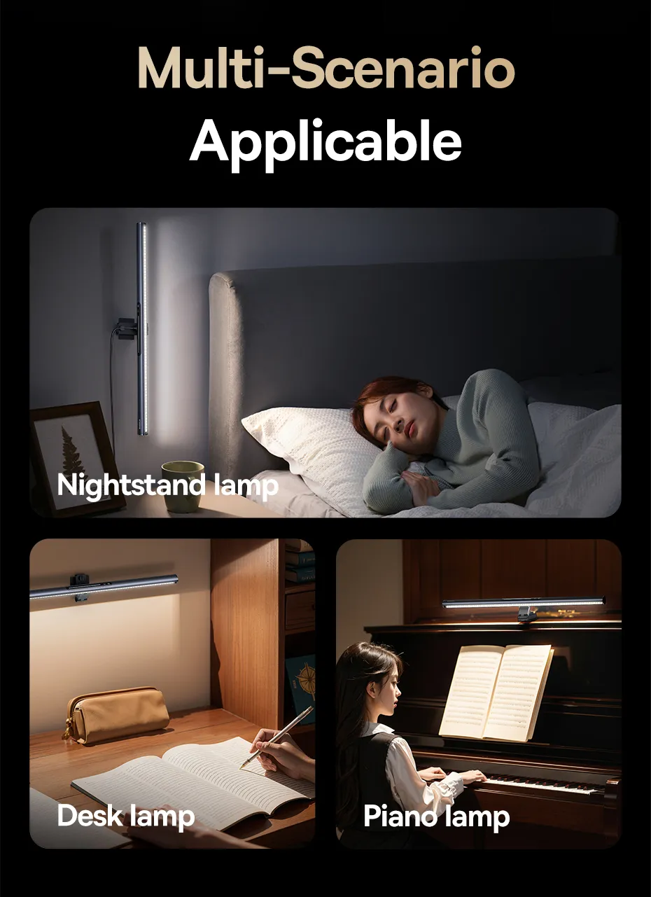 Baseus i-wok3 Asymmetric Light Source Magnetic Screenbar Hanging Light (2024 Version)